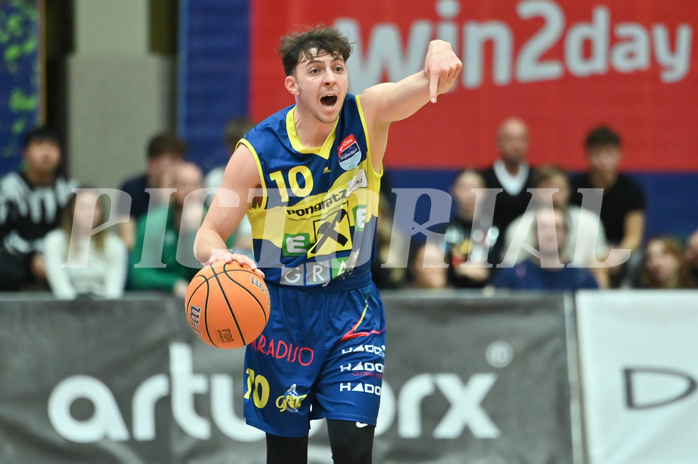 Basketball, Superliga 2024/25, Grunddurchgang 14.Runde, Flyers Wels vs. UBSC Graz,