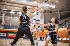 Basketball, Win2Day Basketball Damen Superliga 2022/23, Grunddurchgang 9.Runde, Vienna Timberwolves, Vienna United, Lilian Schwarzenecker (12)