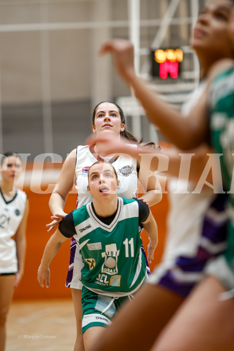 26.01.2025 Österreichischer Basketballverband 2024/25, SLWU19, Vienna United vs. UBI Graz 26.01.2025 Österreichischer Basketballverband 2024/25, SLWU19, Vienna United vs. UBI Graz