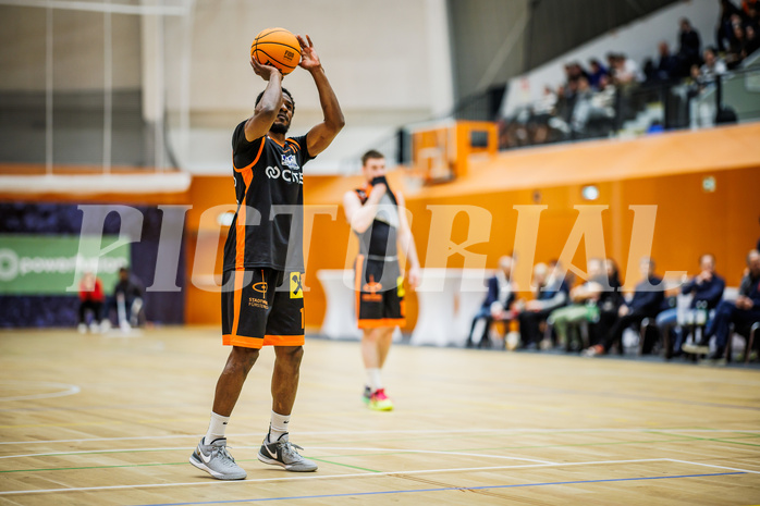 Basketball, Win2Day Superliga 2023/24, 1. Qualifikationsrunde, Vienna Timberwolves, Fürstenfeld Panthers, Hegel Augustin (17)