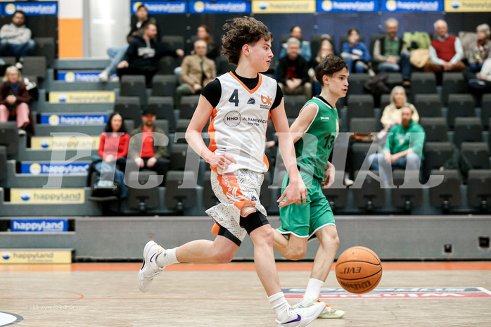 29.03.2025 Österreichischer Basketballverband 2024/25, SLMU16, Basket Dukes vs. KOS Celovec