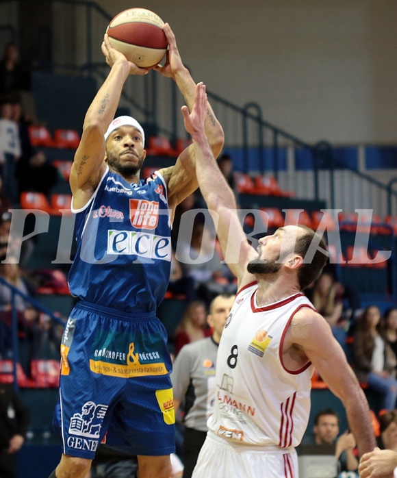 Basketball ABL 2015/16 Grunddurchgang 32.Runde BC Vienna vs Kapfenberg Bulls