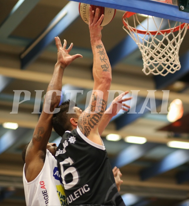 Basketball ABL 2015/16 Grunddurchgang 24.Runde Gmunden Swans vs. Traiskirchen Lions