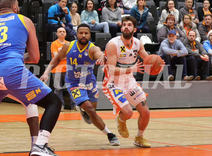 Basketball Superliga 2022/23, 1.Plazierungsrunde Klosterneuburg Dukes vs. SKN St.Pölten


