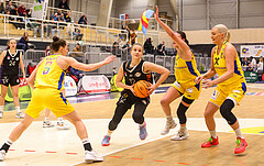 Basketball Damen Superliga 2023/24, Grunddurchgang 9.Runde SKN St. Pölten vs. Vienna United