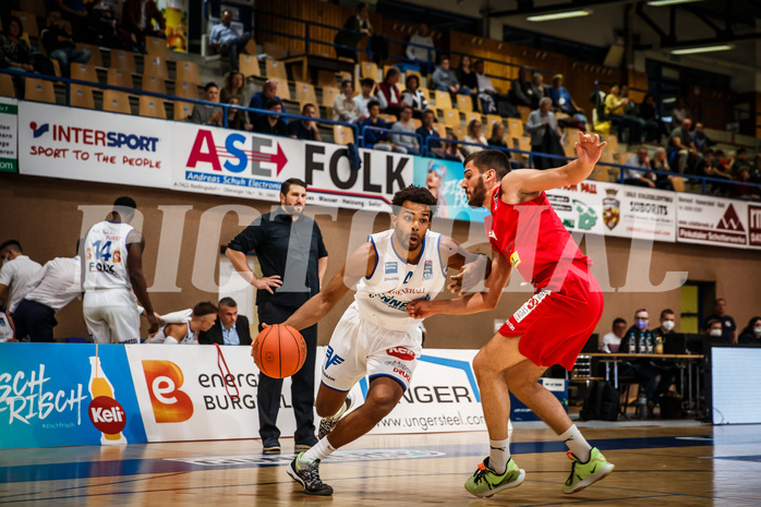 Basketball, Basketball Austria Cup 2021/22, Achtelfinale, Oberwart Gunners, Traiskirchen Lions, 