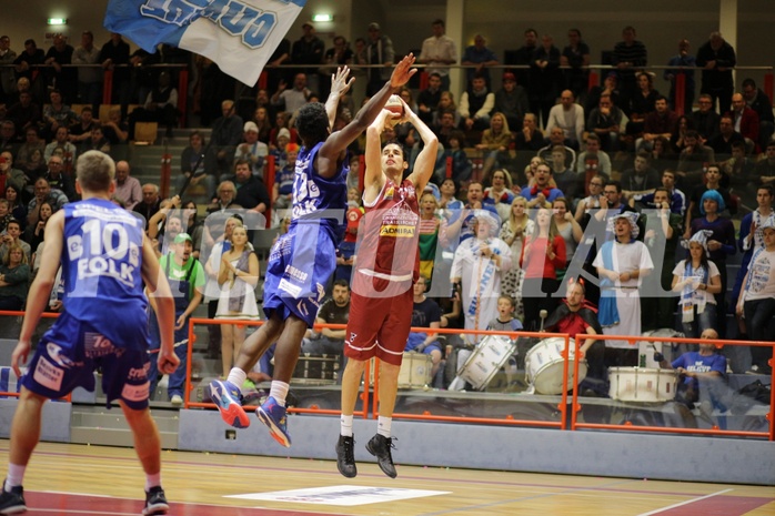 Basketball ABL 2015/16 Grunddurchgang 23.Runde Traiskirchen Lions vs. Oberwart Gunners 