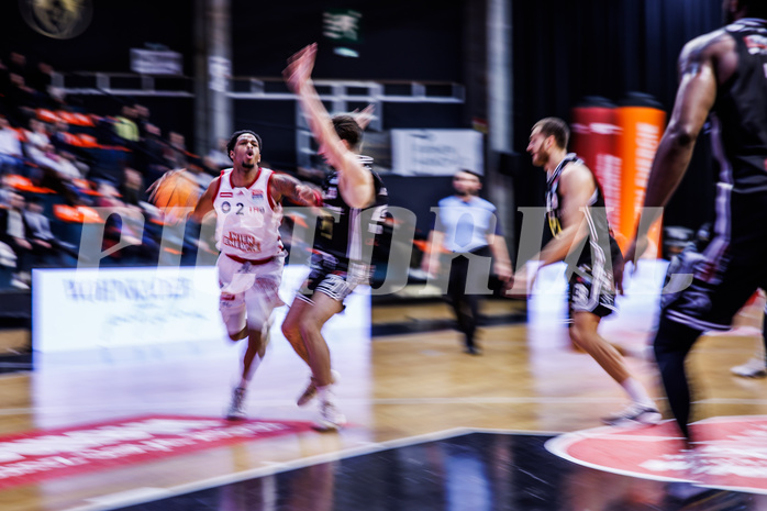 Basketball, Win2Day Superliga 2024/25, Grunddurchgang 17.Runde, BC Vienna, Flyers Wels, Zac Owens (2)