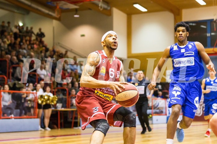 Basketball, ABL 2017/18, Grunddurchgang 14.Runde, Traiskirchen Lions, Oberwart Gunners, Shawn L. Ray (6)