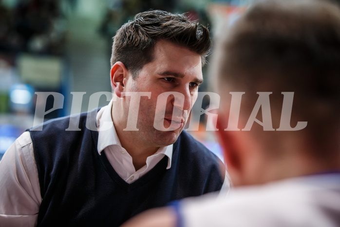 Basketball, Admiral Basketball Superliga 2019/20, Grunddurchgang 16.Runde, Oberwart Gunners, Klosterneuburg Dukes, Horst Leitner (Coach)