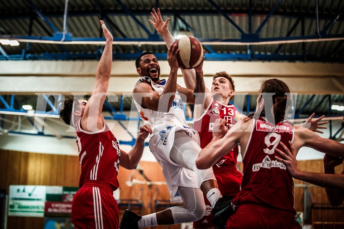 Basketball, ABL 2017/18, Grunddurchgang 27.Runde, Oberwart Gunners, BC Vienna, Jerome Seagears (5)