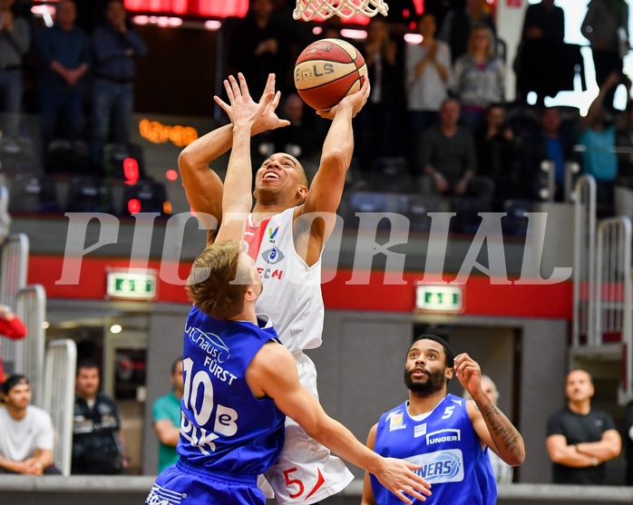 Basketball ABL 2017/18 Grunddurchgang 30. Runde Flyers Wels vs Oberwart Gunners