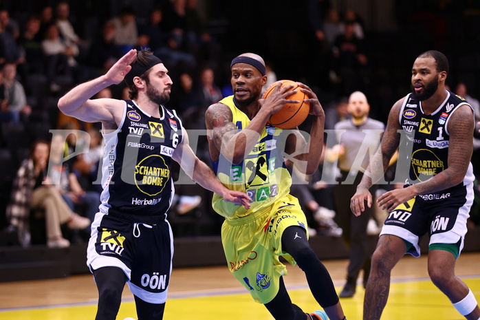 28.03.2025, Graz, Raiffeisen Sportpark Graz, Basketball Superliga 2024/25, 7. Platzierungsrunde, UBSC Graz - Gmunden Swans