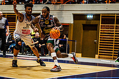 Basketball, win2day Basketball Superliga 2024/25, Grunddurchgang Runde 18, BBC Nord Dragonz, Gmunden Swans, Devon Cooper (1)