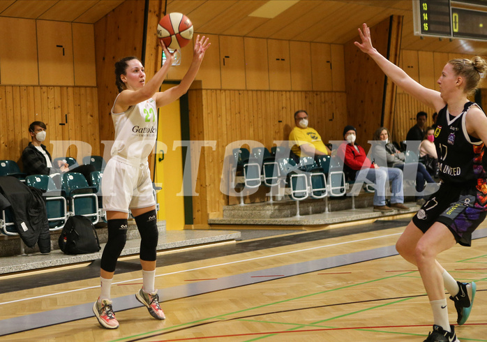 Basketball Damen Superliga 2021/22, Grunddurchgang 8.Runde Basket Flames vs. Vienna United


