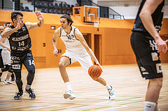 Basketball, Basketball Zweite Liga 2022/23, Grunddurchgang 19.Runde, Basket Flames, Güssing Blackbirds, Vincent Balau (50)