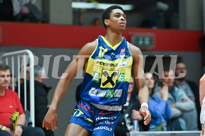 Win2Day Basketball Superliga 2023/24, Playoff,
Viertelfinale Spiel 1, Flyers Wels vs UBSC Graz