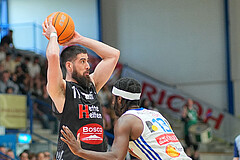 Basketball, Basketball Superliga 2024/25, Playoffs, Viertelfinale Spiel 3, Oberwart Gunners vs. Kapfenberg 