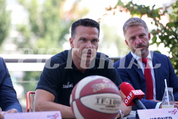 Basketball ÖBV 2019, Pressekonferenz  vs. 


