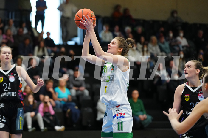 Basketball Damen Superliga 2021/22, Halbfinale Spiel 2, UBI Graz vs. Vienna United