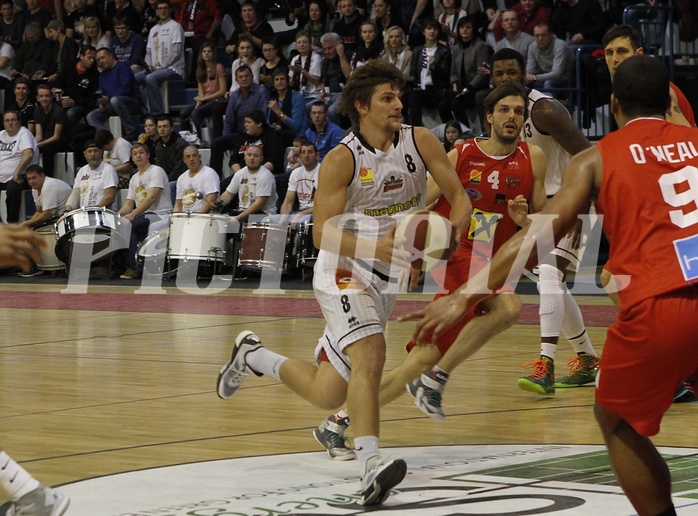 Basketball ABL 2015/16 Grunddurchgang 20.Runde  Güssing Knights vs WBC Wels