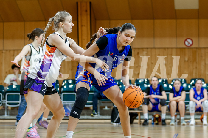 05.04.2025 Österreichischer Basketballverband 2024/25, SLWU16 Vienna United vs. DBB  Basketgirls Wels
