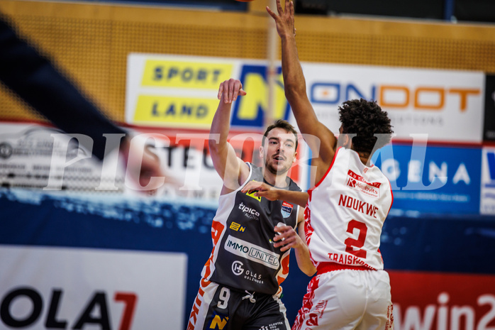Basketball, win2day Basketball Superliga 2024/25, Grunddurchgang 12.Runde, Traiskirchen Lions, Klosterneuburg Dukes, Clemens Leydolf (9)