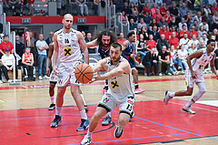 Basketball Superliga 2024/25, Playoff, Viertelfinale Spiel 3, Flyers Wels vs BBC Nord Dragonz,
