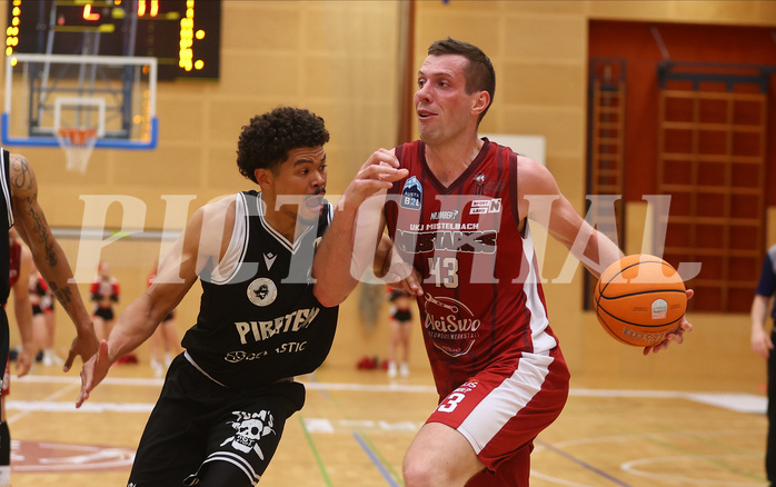 Basketball Zweite Liga 2024/25, Playoffs, Finale Spiel 3 Mistelbach Mustangs vs. Wörthersee Piraten


