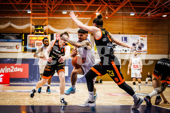 Basketball, win2day Basketball Superliga 2022/23, 10. Qualifikationsrunde, BBC Nord Dragonz, Fürstenfeld Panthers, Fabio Söhnel (44)