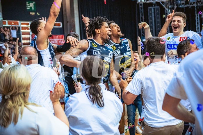 Basketball, Win2Day Superliga 2022/23, Playoff, Finale Spiel 4, BC Vienna, Gmunden Swans, 