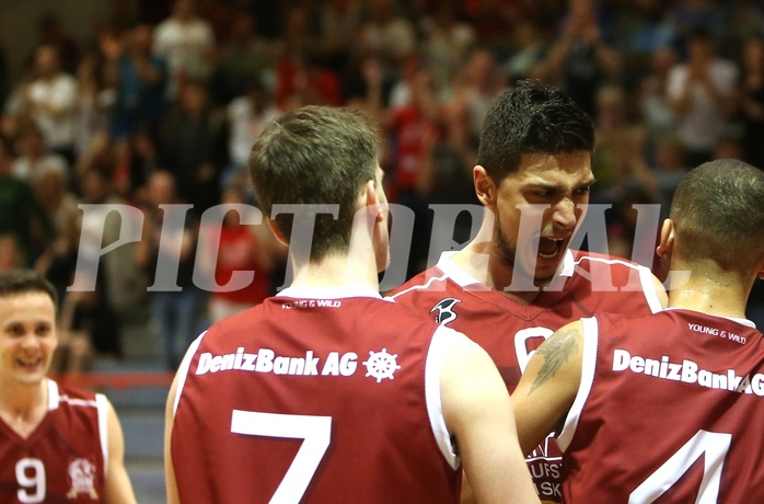 Basketball ABL 2015/16 Grunddurchgang 35.Runde Traiskirchen Lions vs. WBC Wels