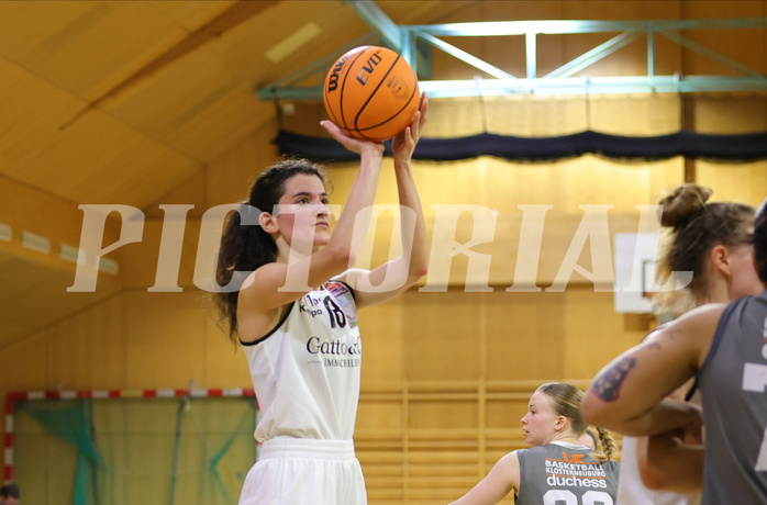 Basketball Damen Superliga 2023/24, Grunddurchgang .Runde Basket Flames vs. Duchess Klosterneuburg
