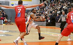 Basketball ABL 2015/16 Grunddurchgang 19.Runde BK Dukes Klosterneuburg vs. WBC Wels
