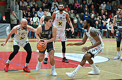 Basketball, Superliga 2024/25, Grunddurchgang 19.Runde, Flyers Wels vs. Klosterneuburg,
