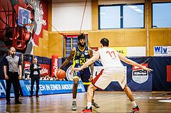 Basketball, win2day Basketball Superliga 2022/23, 8. Qualifikationsrunde, Traiskirchen Lions, UBSC Graz, Issac James Vann Jr (13)