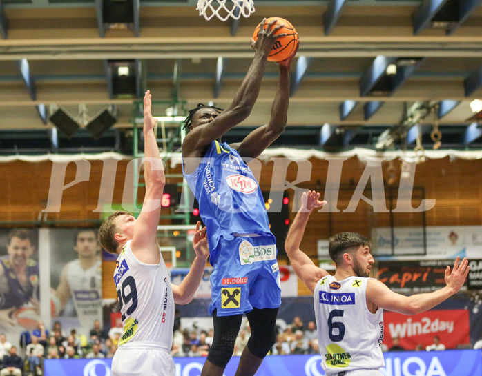 Basketball Superliga 2023/24, Grunddurchgang 20.Runde Gmunden Swans vs. SKN St. Pölten