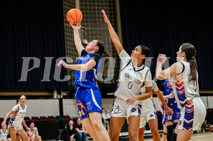 01.03.2025 Österreichischer Basketballverband 2024/25, SLWU19 Vienna United vs. DBB Basketgirls Wels