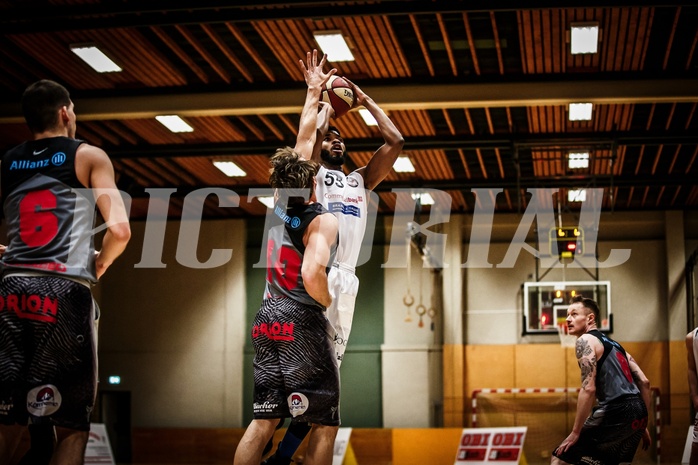 Basketball, 2.Bundesliga, Playoff VF Spiel 2, Mattersburg Rocks, Villach Raiders, Arnold FRIPP (55)