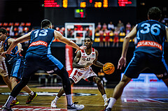 Basketball, Win2Day Superliga 2023/24, Grunddurchgang 8.Runde, BC Vienna, Vienna Timberwolves, Demarkus Stuckey Jr. (42)