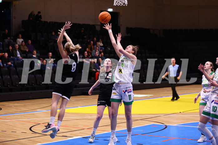 02.03.2024, Graz, Raiffeisen Sportpark, Basketball Damen Superliga 2023/24, Grunddurchgang 14.Runde, UBI Holding Graz - Basket Flames Women ,  