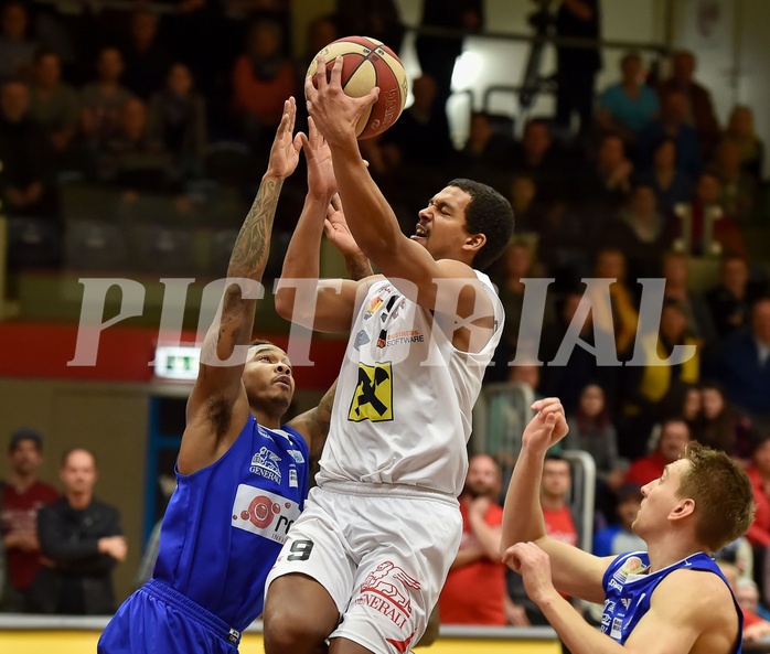 Basketball ABL 2015/16 Grunddurchgang 25. Runde WBC Wels vs Gunners Oberwart