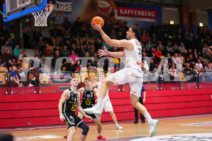 Win2day Basketball Superliga 2023/24, Grunddurchgang, 19. Runde, Kapfenberg vs. Wels


