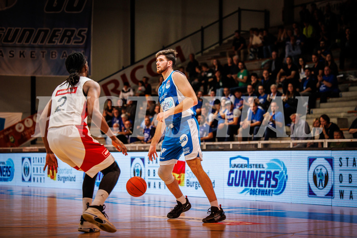 Basketball, win2day Basketball Superliga 2022/23, Grunddurchgang Runde 4, Oberwart Gunners, BC Vienna, Jack Rauch (11)