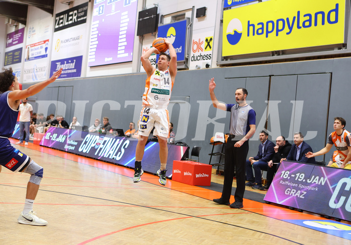 Basketball Superliga 2024/25, Grunddurchgang 14.Runde Klosterneuburg Dukes vs. BBC Nord Dragonz