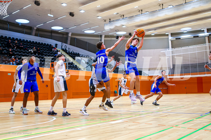 24.11.2024 Österreichischer Basketballverband 2024/25, SLMU16, Vienna Timberwolves vs. ATSE Graz