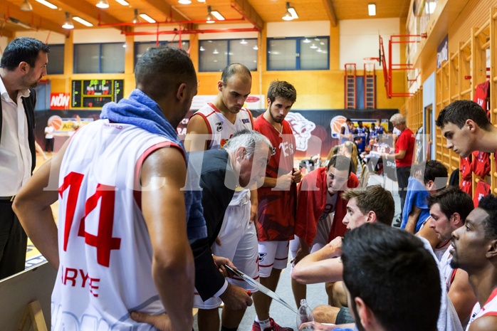 Basketball ABL 2015/16 Grunddurchgang 4.Runde Traiskirchen Lions vs Oberwart Gunners