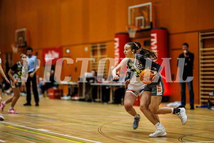 Basketball, Win2Day Basketball Damen Superliga 2024/25, Grunddurchgang 9.Runde, Vienna Timberwolves, Klosterneuburg Duchess, Tena Sanseovic (22)