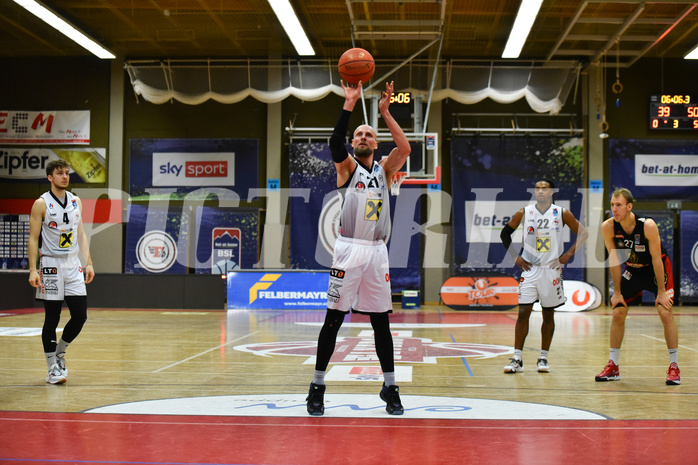 Basketball Superliga 2021/22, Grunddurchgang 14. Runde Flyers Wels vs. GGMT Vienna
