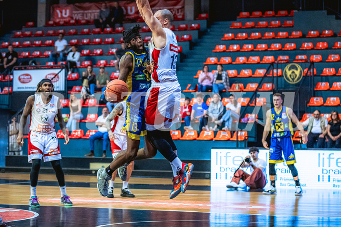Basketball, Win2Day Superliga 2022/23, Viertelfinale Spiel 1, BC Vienna, UBSC Graz, Issac James Vann Jr (13)